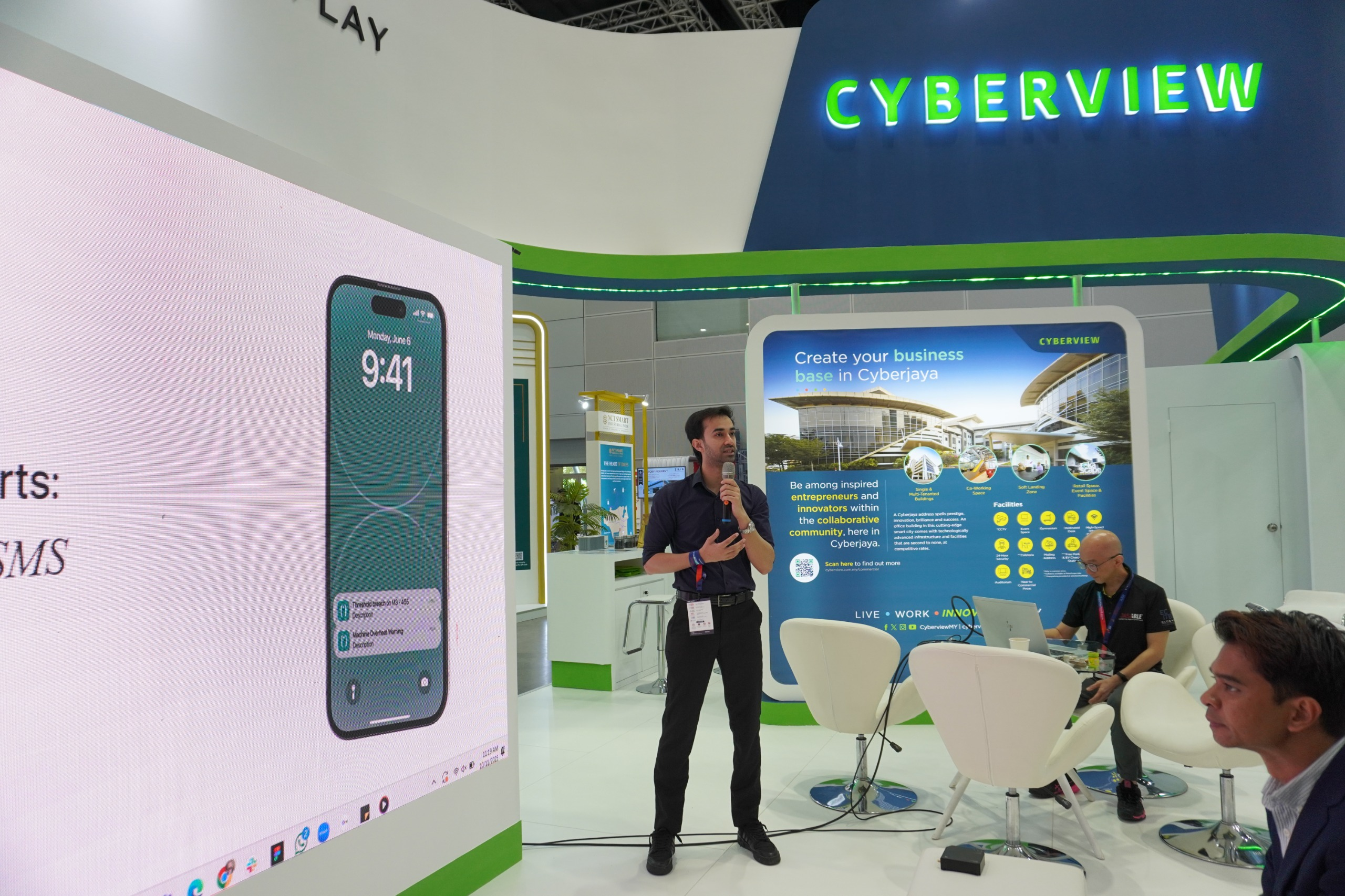 WatchHow team at an industry event